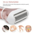 thumbnail image 6 of 4 in 1 Electric Epilator Multifunction Hair Trimmer Kit for Facial Leg Eyebrow Rechargeable Women Hair Remover Shaver (Rose Gold), 6 of 6