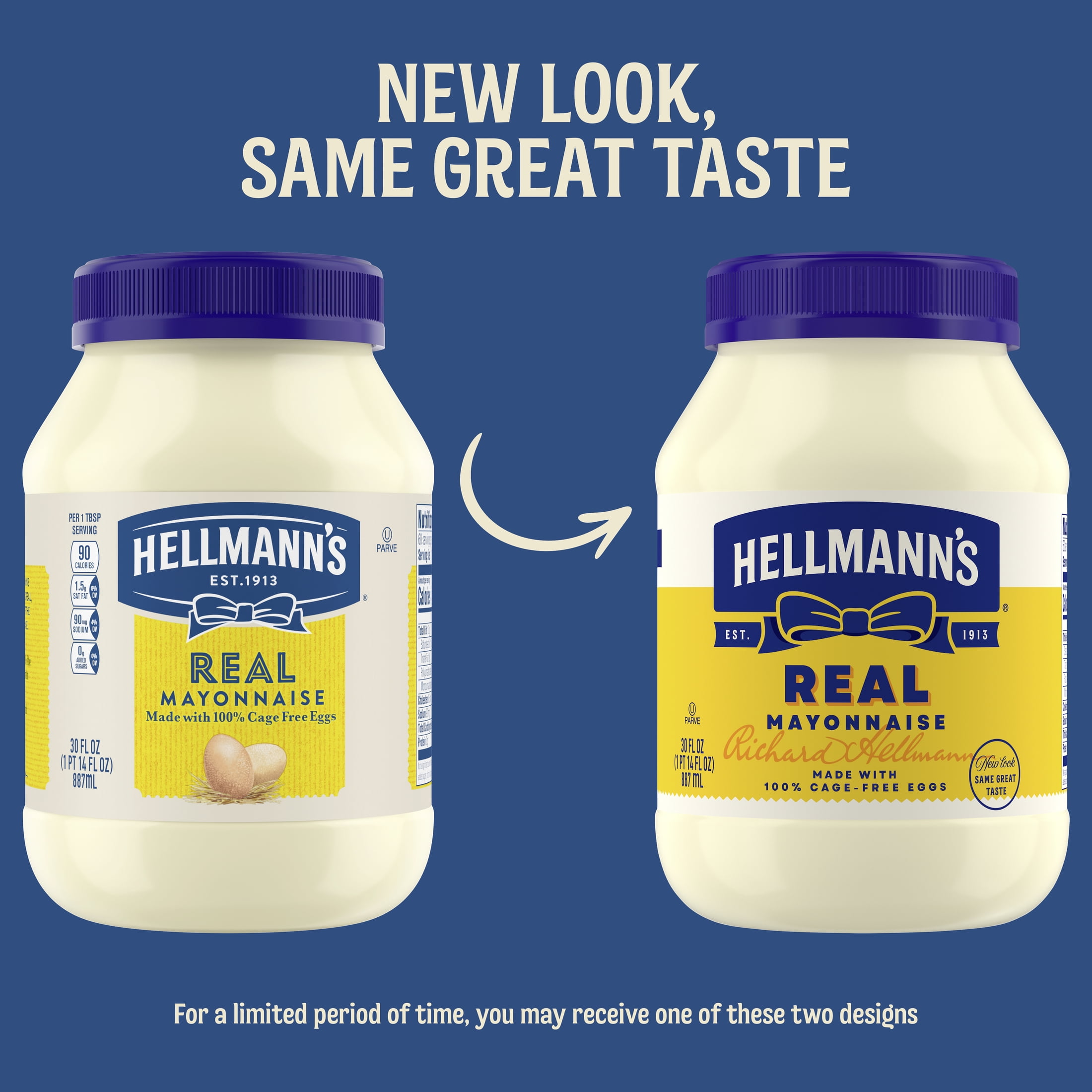 Hellmann's Real Mayonnaise, Sandwich Spread Condiments, 30 fl oz Jar
