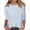 Blue, variant on ZDNIXIAN Womens Long Sleeve Shirts ,Crew Neck Long Sleeve Casual Shirt, Loose Fit Mixed Stripe Pullover Top, Lightweight Relaxed Fit Daily Fashion Tunic