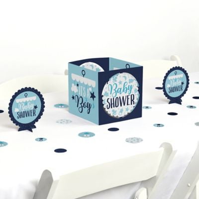 It's a Boy - Blue Baby Shower Centerpiece and Table Decoration Kit 