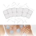 thumbnail image 1 of JFBUJC 4/20pcs Replacement Electrode Pads Gel Body Massager Stickers Reusable, 1 of 1