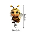thumbnail image 3 of Bee Garden Decorative Stake - Weatherproof Outdoor Yard Ornament for Patio Lawn & Courtyard Decor​​(B), 3 of 5