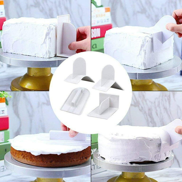 Anyana 4PCS Snowflake Cookie Cutters cake Decorating edible Fondant  Embossing Tool Snowflake embosser Plunger christmas Cake baking stamp  Cutter