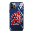 thumbnail image 1 of Tempered Glass Case For iPhone 13 12 11 Pro Max Mini X XR XS Max 8 7 6s Plus SE 2020 Phone Shell Fundas Marvel Avengers Comics, 1 of 7