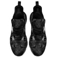 thumbnail image 4 of Uminder Mens Fashion Sneakers Skull Shoes Black Shoes Size 8.5, 4 of 5