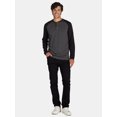 thumbnail image 2 of Burnside Men's Knit Henley Shirt with Long Sleeves, Sizes S-2XL, 2 of 5