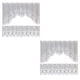 thumbnail image 3 of Cortinas de Encaje Injueey 2 Piezas Blanco 160x60cm + 160x30cm, 3 of 6