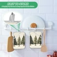 thumbnail image 4 of Yayeee Pot Holders Kitchen Heat Resistant with Pocket 7"x9.8" Cotton Oven Cooking Hot Pads, Cartoon Christmas Trees, 4 of 7