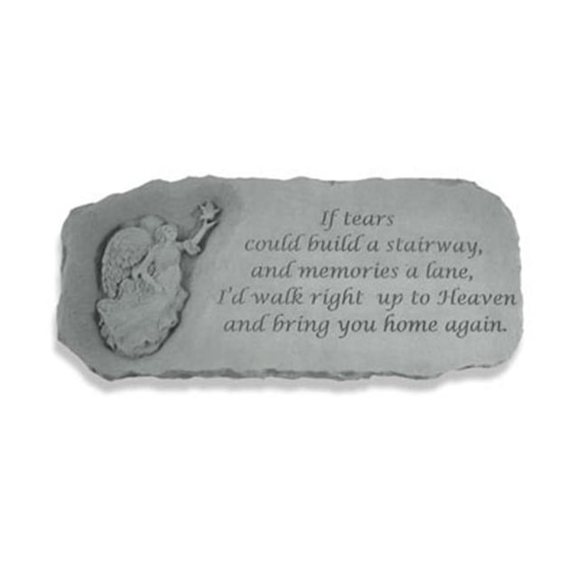Kay Berry- Inc. If Tears Could Build A Stairway - Angel Memorial Bench - 29 Inches x 12 Inches x 15 Inches