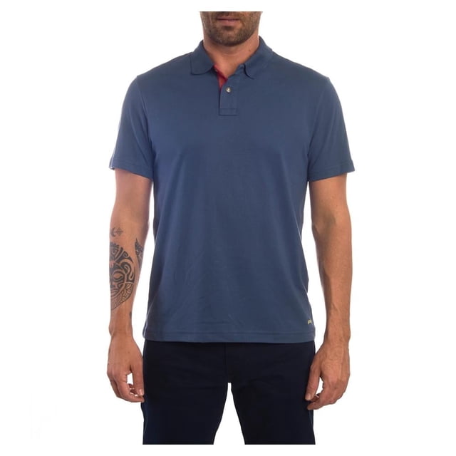 Playera Polo Riders Talla CH Manga Corta Azul