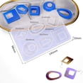 thumbnail image 2 of Earrings Silicone Mold Geometric DIY Jewelry Resin Mold Necklace Epoxy Mold, 2 of 8