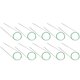 thumbnail image 4 of Agujas de tejer, 10 piezas Aguja de tejer circular Multipropósito 100 cm 39 pulgadas Anillo de longitud Suéter de acero inoxidable Juego de agujas de bucle de hilo, 4 of 5
