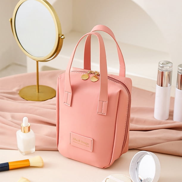 Women's Travel Bag Rainproof Cosmetic Bag Cute Rhombus Pattern Esthetic Cosmetic Bag Portable Multi Functional Storage Bag