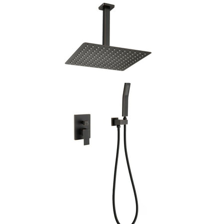 

Gardenry Ceiling Mounted Shower System Combo Set with Handheld and 12 Shower head
