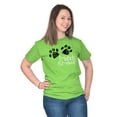 thumbnail image 2 of Friends Fur-Ever Pet Owner Cat Lady Women's Graphic T Shirt Tees Brisco Brands S, 2 of 2
