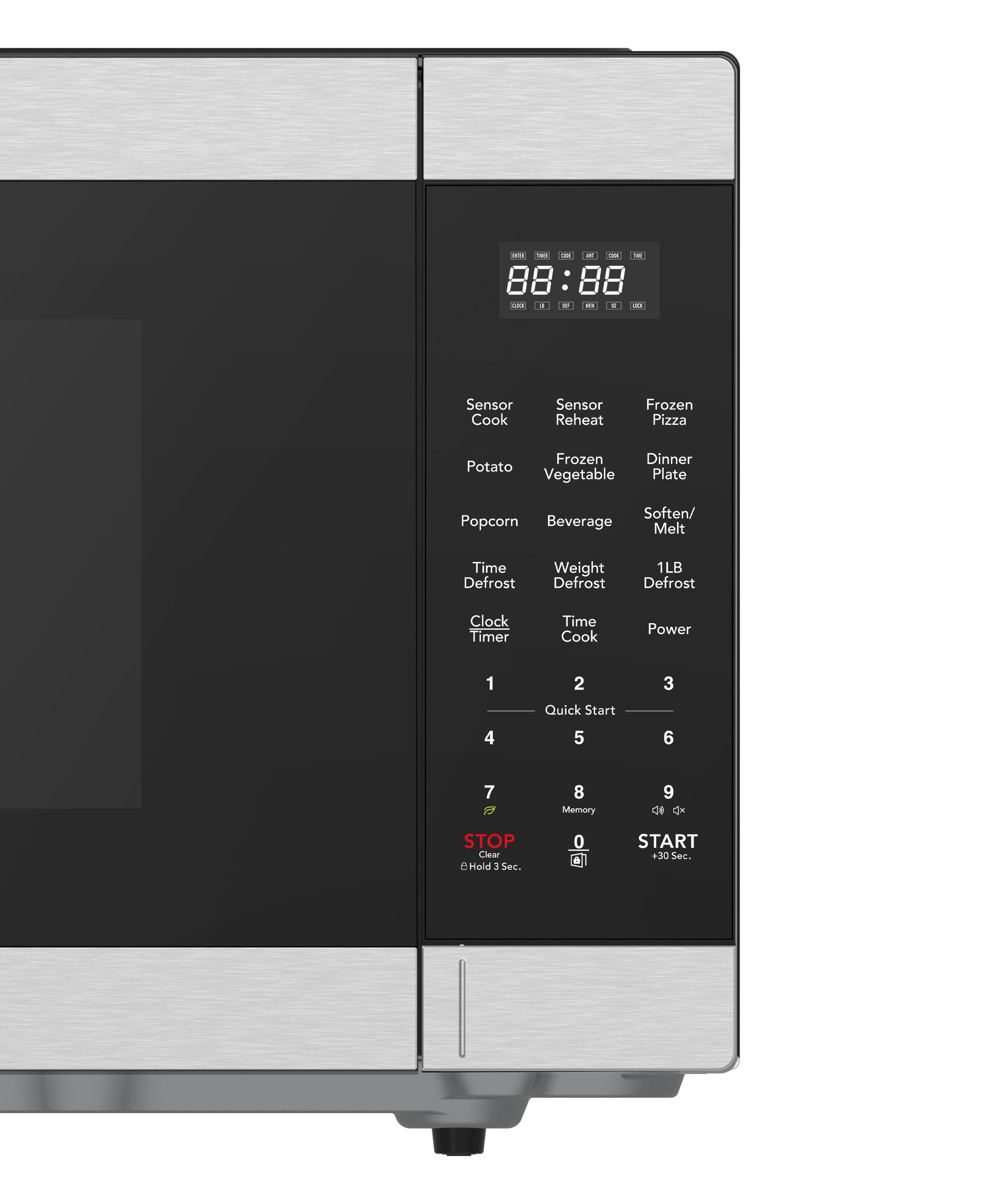 Frigidaire 2.2 Cu. ft. 1200 Watt Countertop Microwave Oven, Stainless Steel