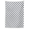 thumbnail image 3 of Ambesonne Victorian Tablecloth Rectangular Table Cover, Monochrome Vintage, 60"x90", Dark Indigo White, 3 of 4