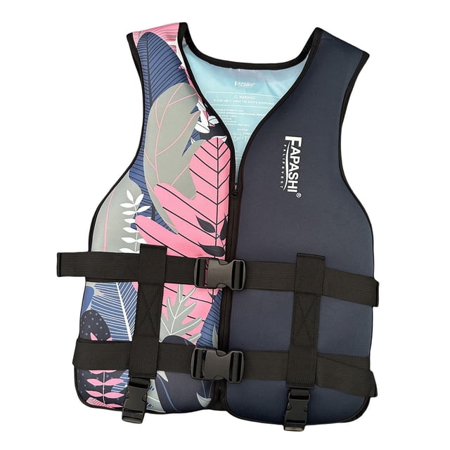 S SERENABLE Adult Life Jacket Universal Adult Life Vest for Swimming Boating Watersports L L