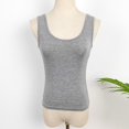 thumbnail image 3 of Sngxgn Women's Shirts, Women’s Mini-Ribbed Cotton Tank Tops, Women’s Sleeveless T-Shirts, Women’s Tanks(Grey,XL), 3 of 4