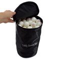 thumbnail image 2 of Graflsoa Sac de Rangement Durable et Pliable pour Balles de Tennis de Table avec Double Fermeture Éclair, Contient 230 Balles, Conception Compacte et Légère en Noir, 2 of 7