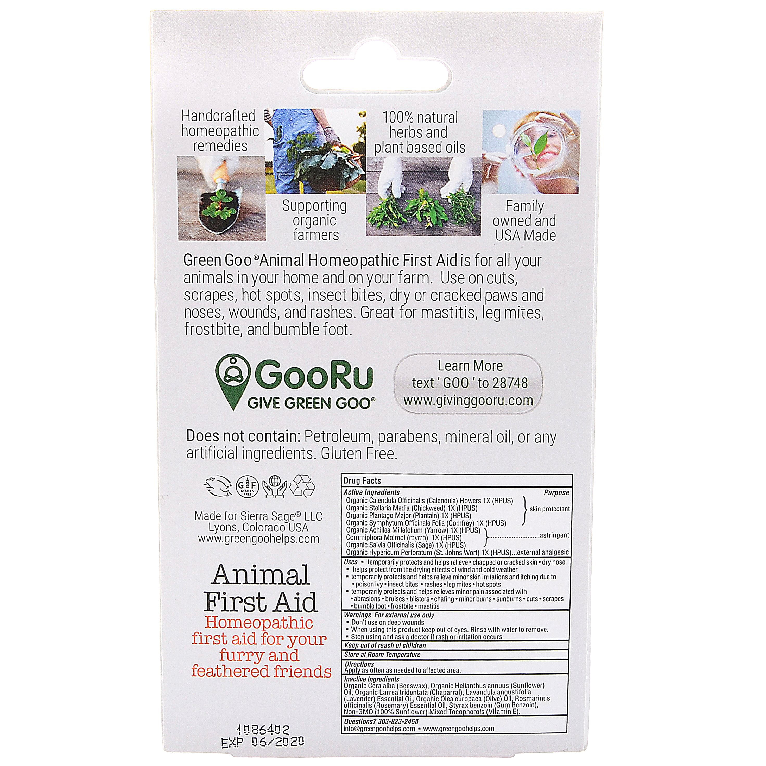 Green Goo Animal First Aid, Gluten free 