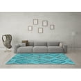 thumbnail image 3 of Ahgly Company Indoor Rectangle Southwestern Light Blue Country Area Rugs, 3' x 5', 3 of 4