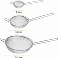 thumbnail image 2 of HLONK Mesh Strainers  3 Count (Pack of 1) Set  CTG-00-3MS Silver, 2 of 17