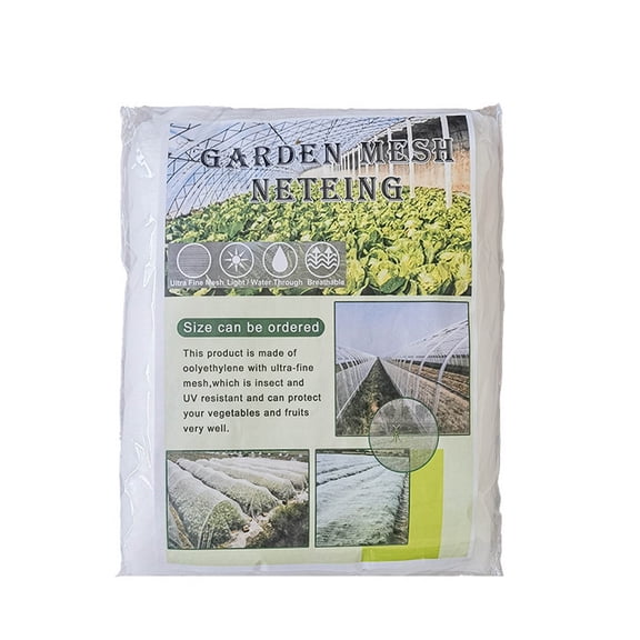 Garden Netting, Plant Covers 10x33Ft Net Ultra Fine Mesh Protection Netting for Vegetable Plants Fruits Flowers Crops Greenhouse Row Cover Raised Bed Barrier Screen Protection Net Cover