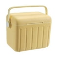 thumbnail image 3 of Colaxi Insulated Box Cold/Heat Preservation Beverage Storage Organizer Storage Container Ice Box for Party Boat Picnic Yellow, 3 of 8