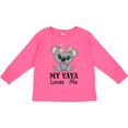 thumbnail image 3 of Inktastic Yaya Loves Me Grandchild Koala Girls Long Sleeve Toddler T-Shirt, 3 of 5