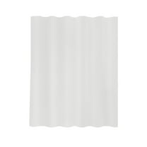 Hiroekza Double Sided Polka Dots Waterproof Shower Curtain Liner Antimicrobial, Mold & Mildew Resistant, Fabric, Washable - Bathroom Essentials 77.8x71.9in White