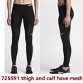 thumbnail image 4 of Leggings Nike originales para mujer, de gran elasticidad, para correr, fitness, yoga, entrenamiento, pantalones deportivos de secado rápido de nueve puntos 889562-010, 4 of 4