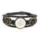 thumbnail image 1 of Brasil baila samba Cultura * wordcloud Pulsera marina tejida en cuero, 1 of 4