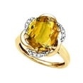 thumbnail image 2 of Star K � Large Oval 12x10mm Genuine Citrine Love Knot Big Stone Ring, 2 of 9