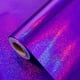 thumbnail image 1 of Rollo de papel de regalo holográfico metálico morado burymento, 1 of 7