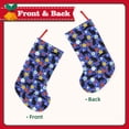 thumbnail image 2 of Picia Black Cats And Flowers for 18in Christmas Stockings, Xmas Stocking for Kids, Holiday and Family Stocking for Fireplace or Party Decoration, 2 of 8