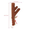 thumbnail image 2 of Festive Find Store Car Reindeer Antlers Rudolph Red Nose Universal Fit Christmas Holiday Dark Brown, 2 of 4