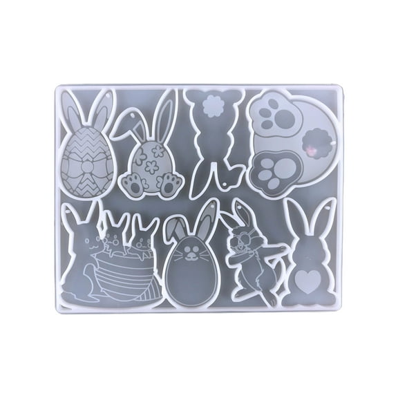 Large Mold Easter Mold Easter Shape Silicone Mold for Candy Jello Cocoa Bombs Baking Mould