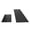 A002- Black, variant on Kitchen Anti Fatigue Mat Set of 2, Thick Waterproof Non Slip Pvc Navy Blue, Cushioned Long Anti Fatigue Floor Mat for Standing, Home Kitchen Floor Mats 2 Piece