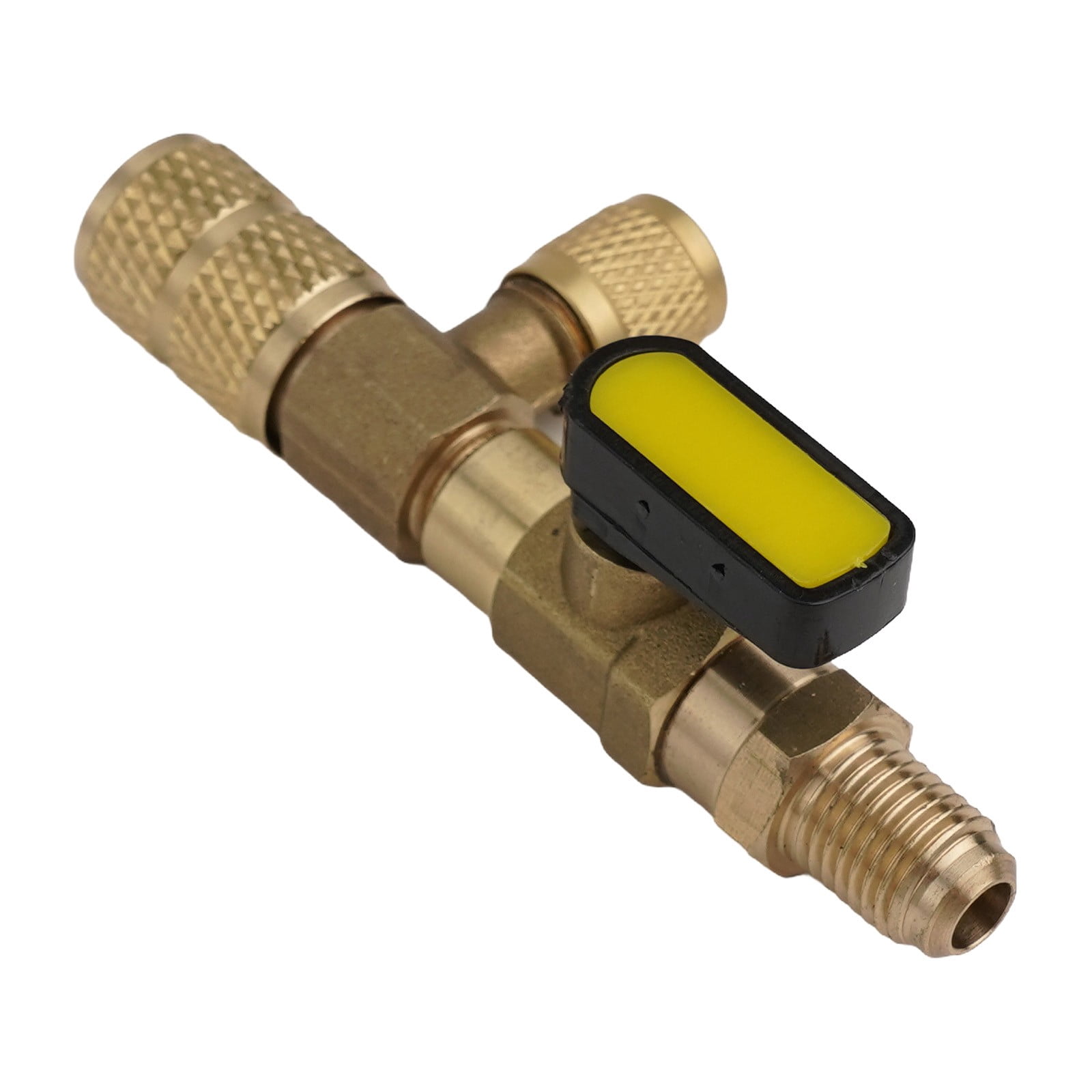 R410A R22 Valve Core Remover Installer Tool With Dual Size SAE 1/4 & 5/16 Port for R404A R407C R134A R12 R32 R600 HVAC System
