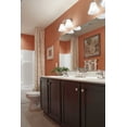 thumbnail image 4 of Bravo Collection Two-Light Brushed Nickel Etched Glass Modern Bath Vanity Light, 4 of 4