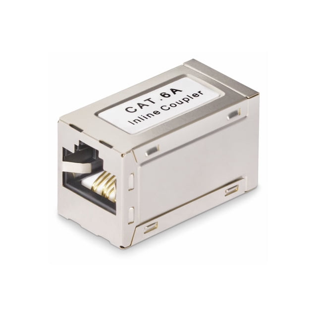 STARTECH SHIELDED RJ45 COUPLER, INLINE CAT6A COUPLER, FEMALE TO FEMALE (F/F) T56