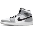 thumbnail image 2 of Jordan 1 Mid Light Smoke Grey Mens Style : 554724-092, 2 of 6