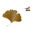 thumbnail image 1 of Escultura De Pared De Hierro Con Hojas De Ginkgo Y Figura De Caballo, Obra De Arte Para Sala De Estar, Oficina, Hotel, Comedor, Restaurante, Decoración De Granja., 1 of 8