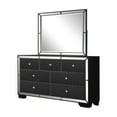 thumbnail image 5 of Madison Queen 5 Pc Upholstery Bedroom set Made with Wood in Black, 5 of 15