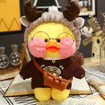thumbnail image 3 of 30cm kawaii cosplay yellow Duck plush toys Cute Stuffed Duck Lalafanfan mimi Duck Hug Animals Toys Soft Plushies Children Toys, 3 of 5