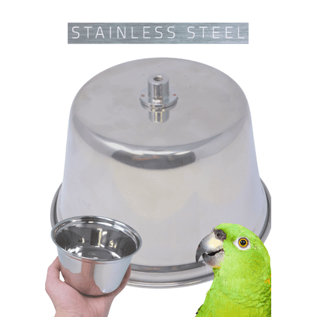 Bonka Bird Toys 800129 Stainless Steel Water/Seed Cup 32oz
