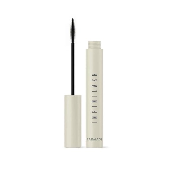 Brocha Infinilash Ultra Black de Mascara FarmaSi, 10 ml, con doble vórtice
