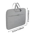 thumbnail image 3 of 12.8x8.4 Inch Laptop Sleeve with Handle Pocket Shockproof Laptop Cover - Carrying Bag Travel Sleeve, Carry On Handle Case for Computer Notebook & Documents, 3 of 6