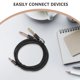 thumbnail image 3 of unbranded Cable De Audio Negro Resistente Con Doble Núcleo Para Versátiles En Equipos De Sonido, 3 of 6